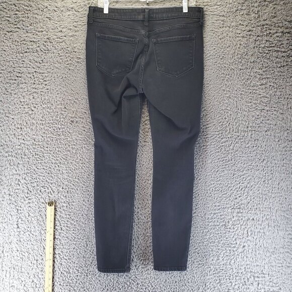Old Navy Jeans Women’s Size 8 Long Black Rockstar Super Skinny Stretch Denim - Picture 11 of 12